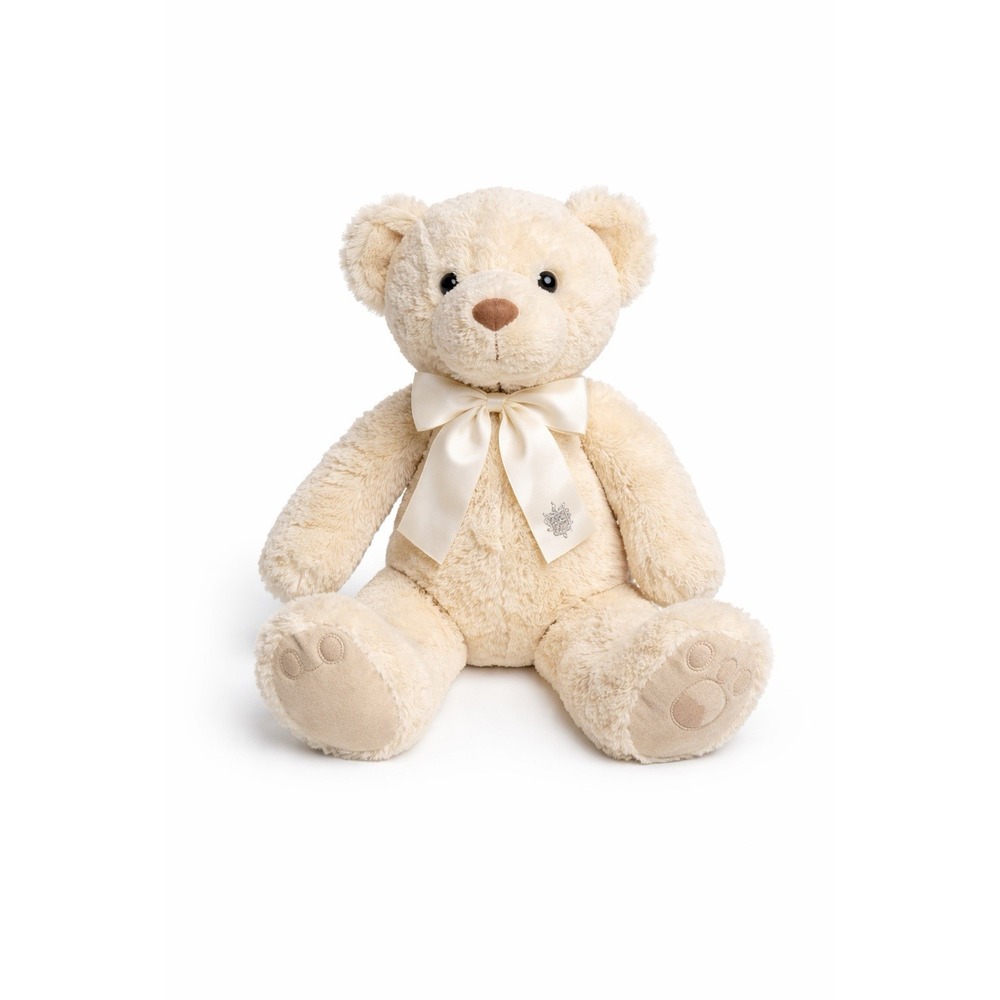 Paul Costelloe Living Teddy Bear 20" Cream Plush Ireland Stuffed Animal Large
